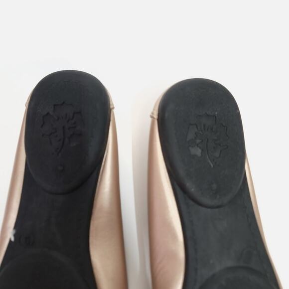 Harborsides Flats Ballet Flat Shoes Size 9 Metallic Rose Gold Wide Width - Picture 10 of 12